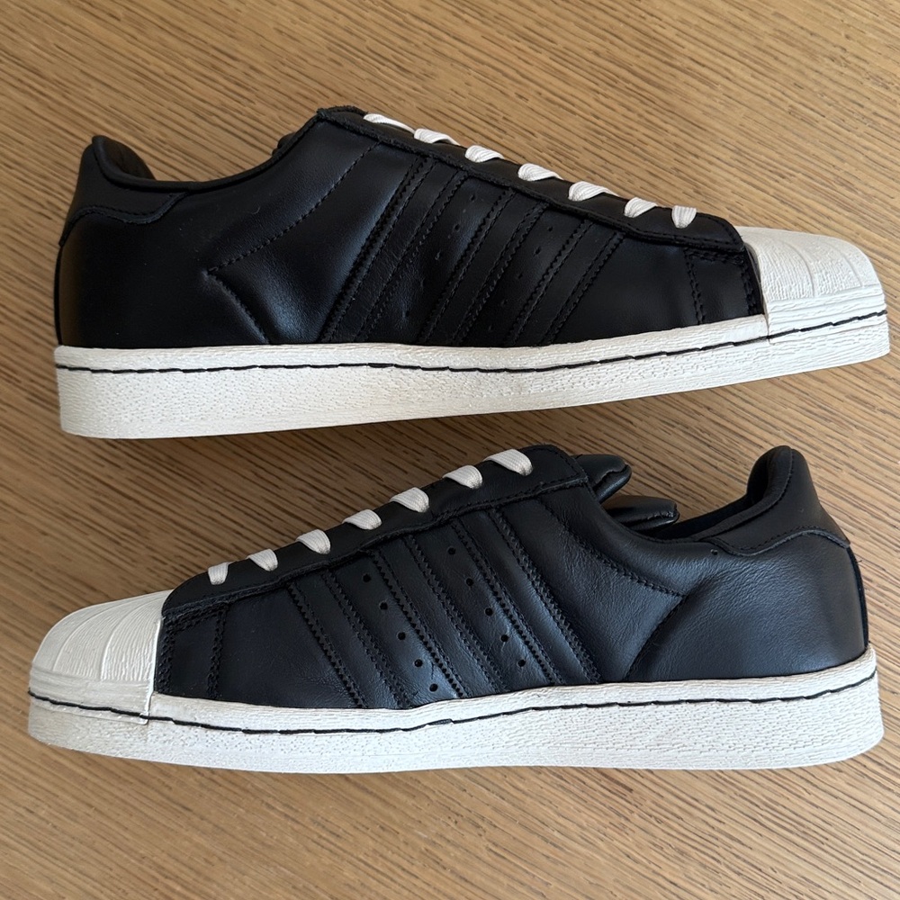 Rare Girl Skateboard x Adidas Superstar sz9 Black - Picture 6 of 10